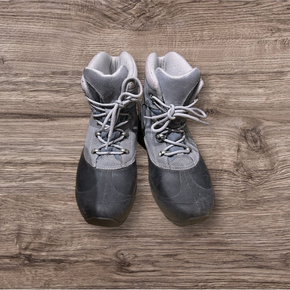 💥$45💥 Sorel Waterproof Grey Lace-Up Winter Boots!!! Genuine Suede!!!